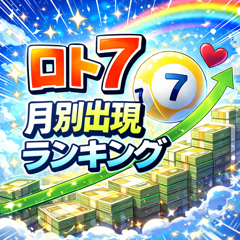 【ロト7】 月別出現当選番号ランキングを徹底分析〜よく出る数字は本当に存在するのか〜