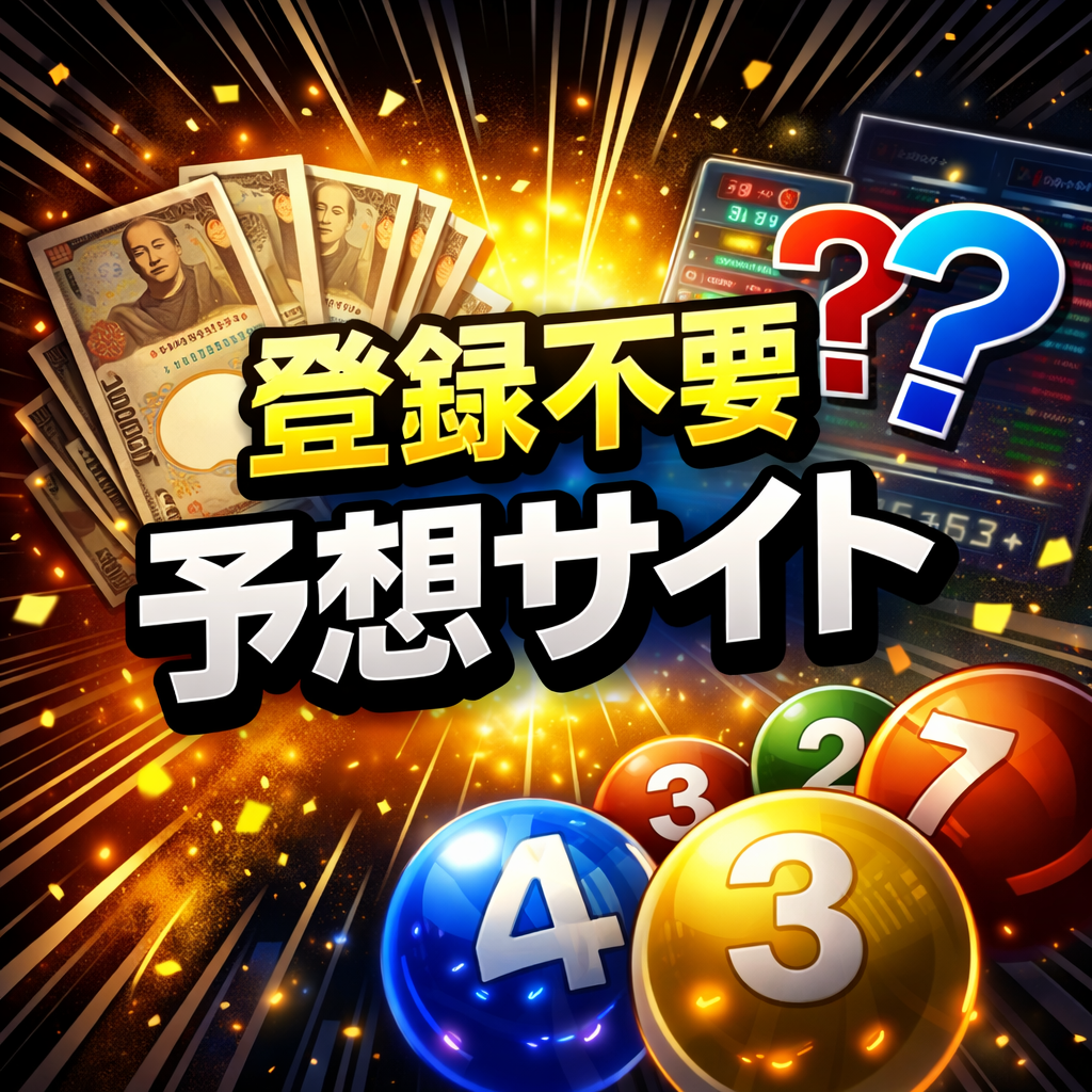 登録不要の宝くじ予想サイトは本当に安心か〜ランキングを見る前に知っておくべき情報とは〜