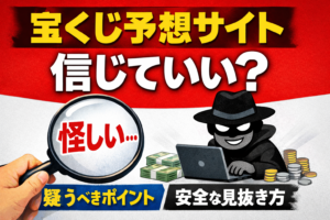 宝くじ予想サイトは信じていい？怪しいと言われる理由と“本当に見るべきポイント”を徹底解説
