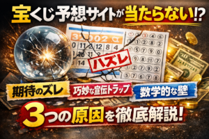 宝くじ予想サイトが当たらない理由とは？構造的な3つの原因