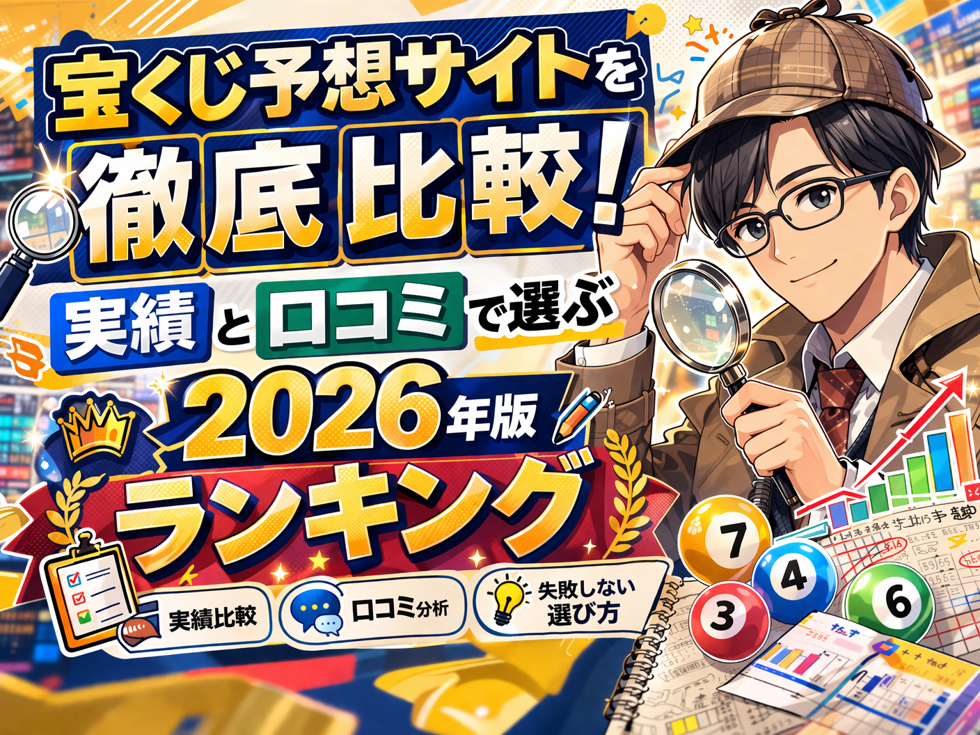 宝くじ予想サイト比較2025！実績・口コミ・検証で選ぶおすすめランキング
