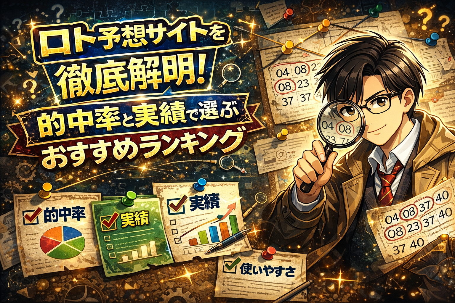 ロト予想サイト比較2026！的中率・実績・ランキングで選ぶ本当におすすめのサービス