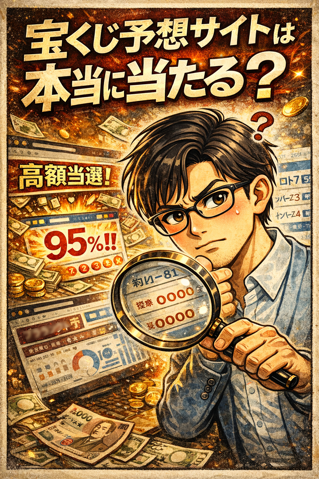 宝くじ予想サイトで本当に当たるの？当選実績・的中率の正しい見方を解説