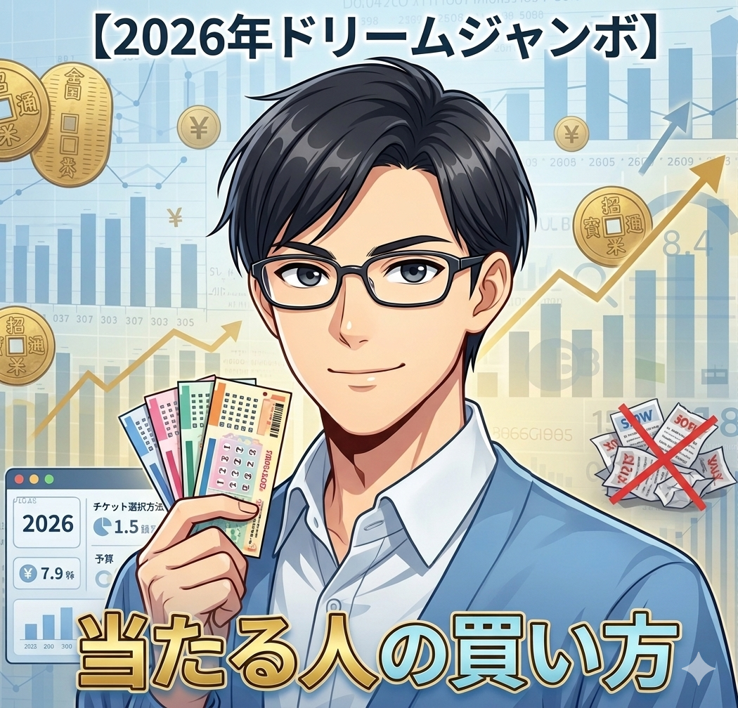 【2026年ドリームジャンボ】当たる人の買い方｜外れ続ける人との決定的な差