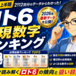 ロト6 2026年上半期出現数字ランキング！激アツ傾向から読む下半期の大予測
